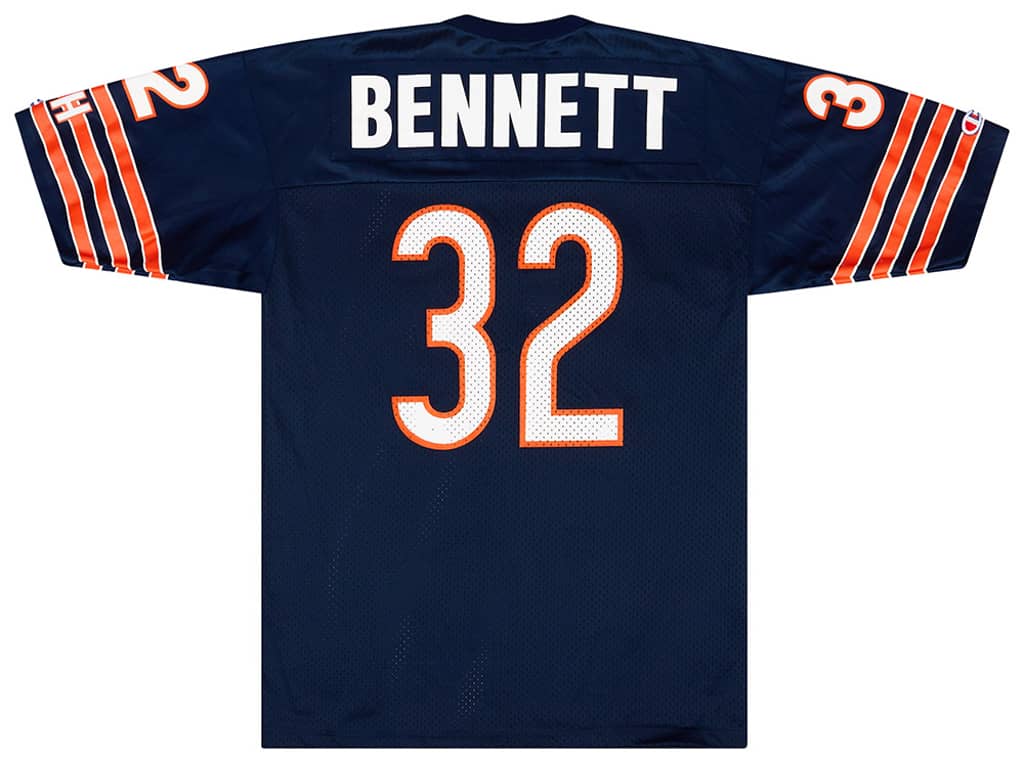 1998-99 Chicago Bears Bennett #32 Champion Home Jersey (Excellent) M