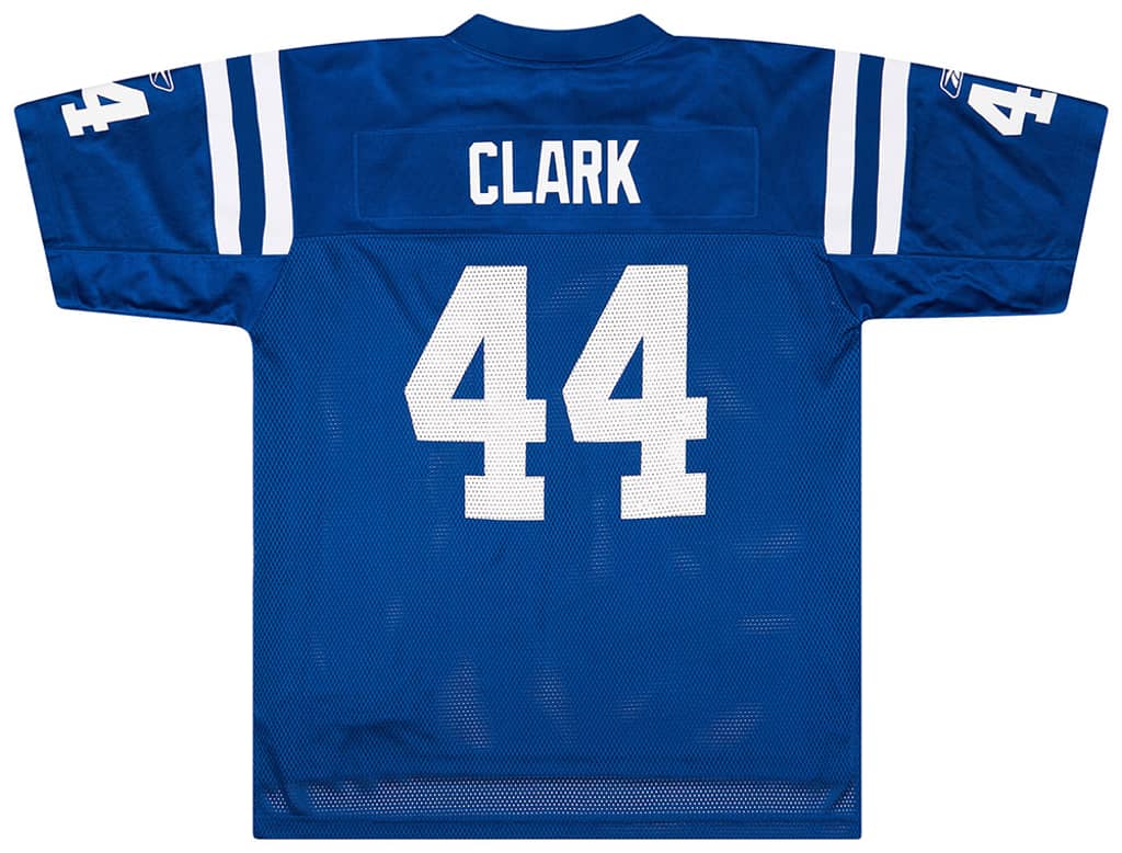 2007 Indianapolis Colts Clark #44 Reebok On Field Home Jersey (Excellent) L