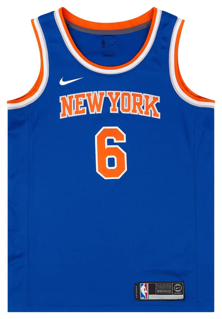 2017-19 New York Knicks Porzingis #6 Nike Swingman Away Jersey (Excellent) S
