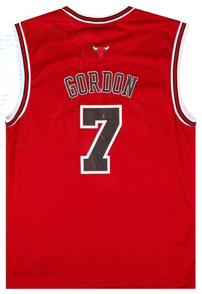2006-09 Chicago Bulls Gordon #7 adidas Away Jersey (Very Good) L