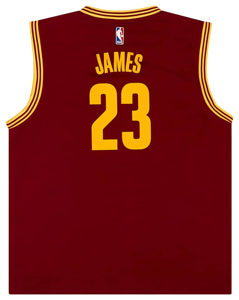 2014-17 Cleveland Cavaliers James #23 adidas Away Jersey (Excellent) XS