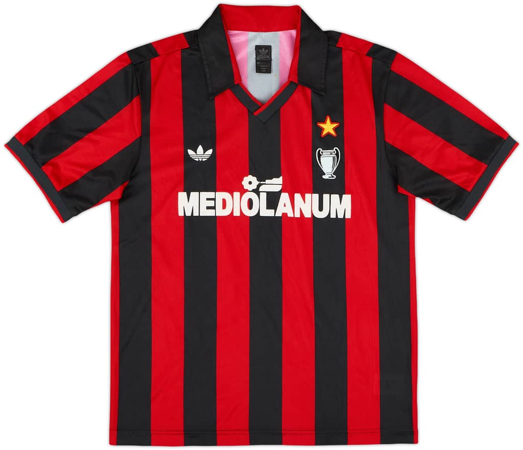 2006 AC Milan '1990' Retro adidas Home Shirt - 7/10 - (S)