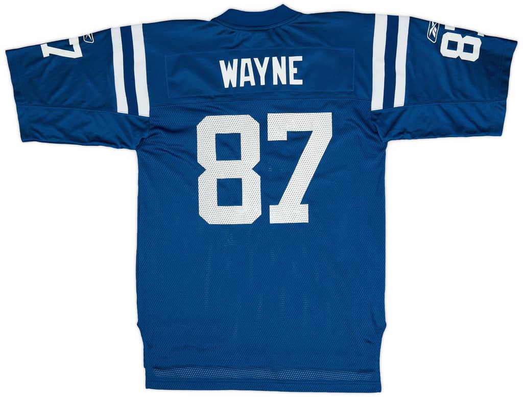 2005-06 Indianapolis Colts Wayne #87 Reebok On Field Home Jersey (Excellent) M