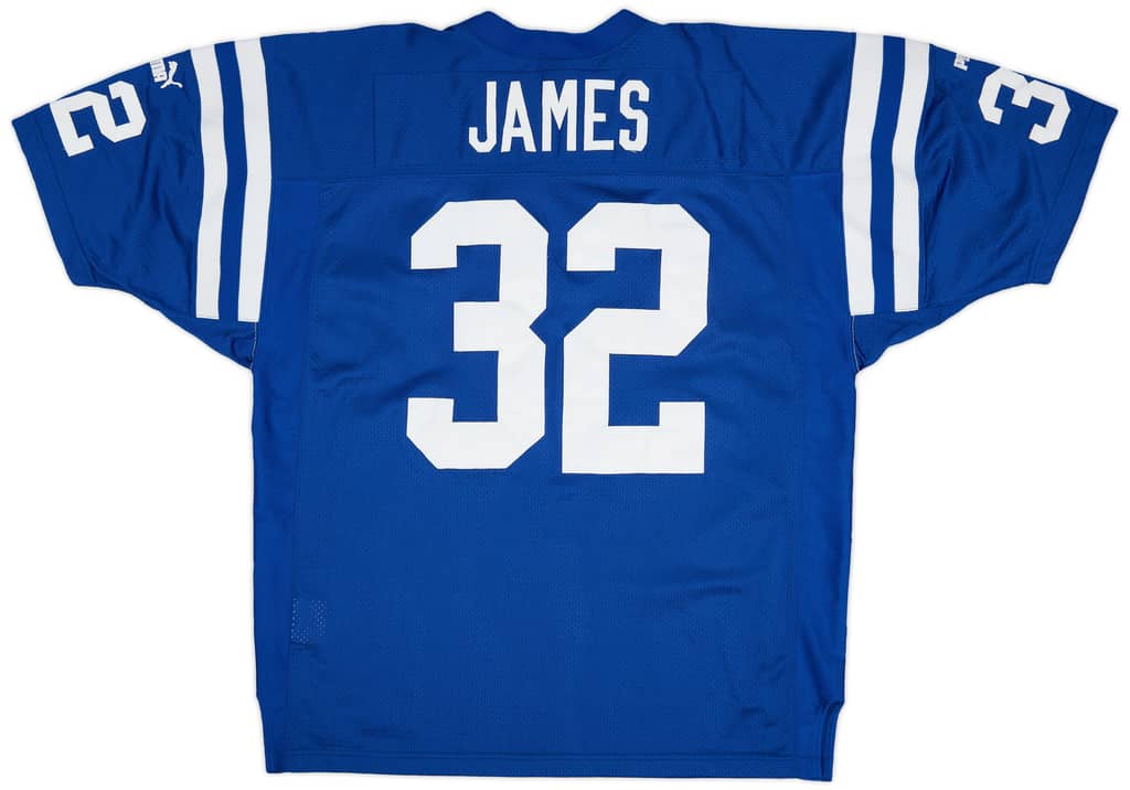 1999-00 Indianapolis Colts James #32 Authentic Puma Home Jersey (Excellent) 3XL