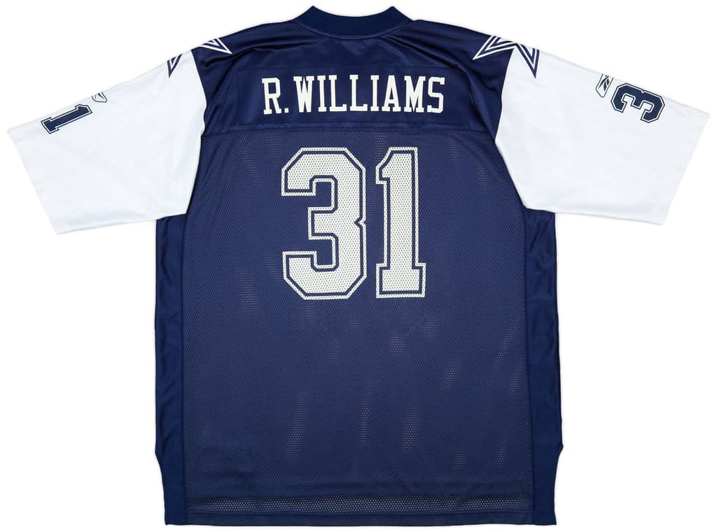 2002-03 Dallas Cowboys R. Williams #31 Reebok On Field Alternate Jersey (Excellent) XXL
