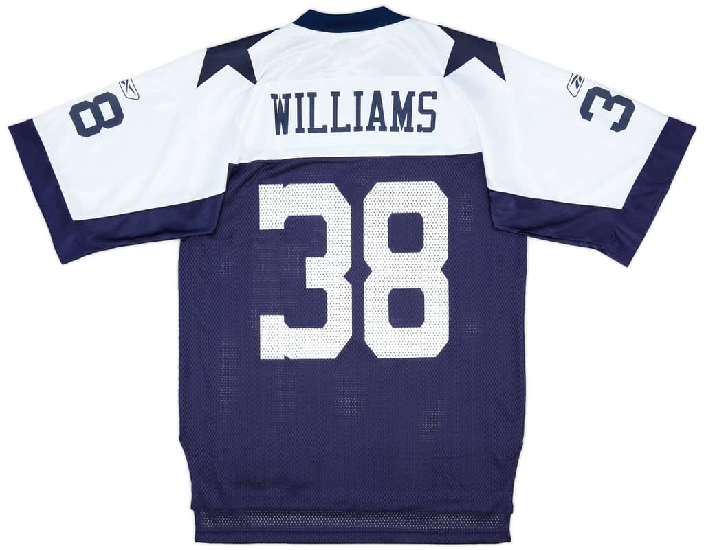 2008 Dallas Cowboys Williams #38 Reebok Throwback Jersey (M)