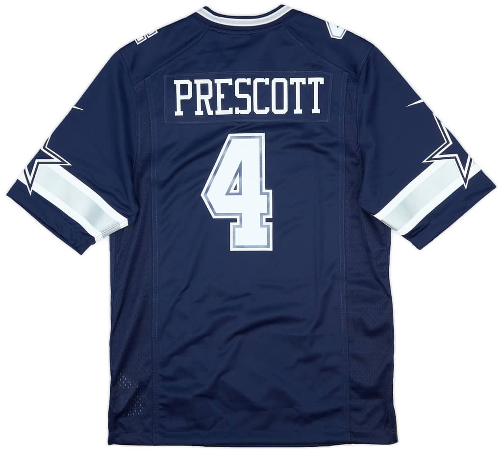 2016-23 Dallas Cowboys Prescott #4 Nike Game Home Jersey (S)