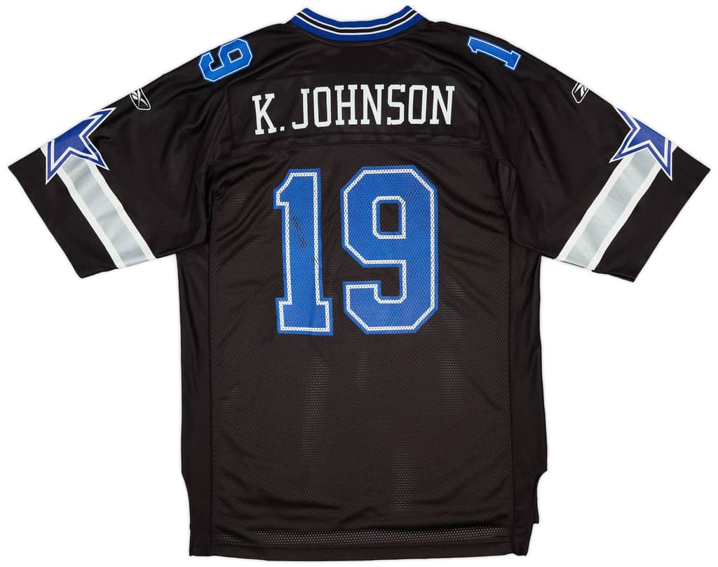 2005 Dallas Cowboys K. Johnson #19 Reebok On Field Alternate Jersey (Very Good) L
