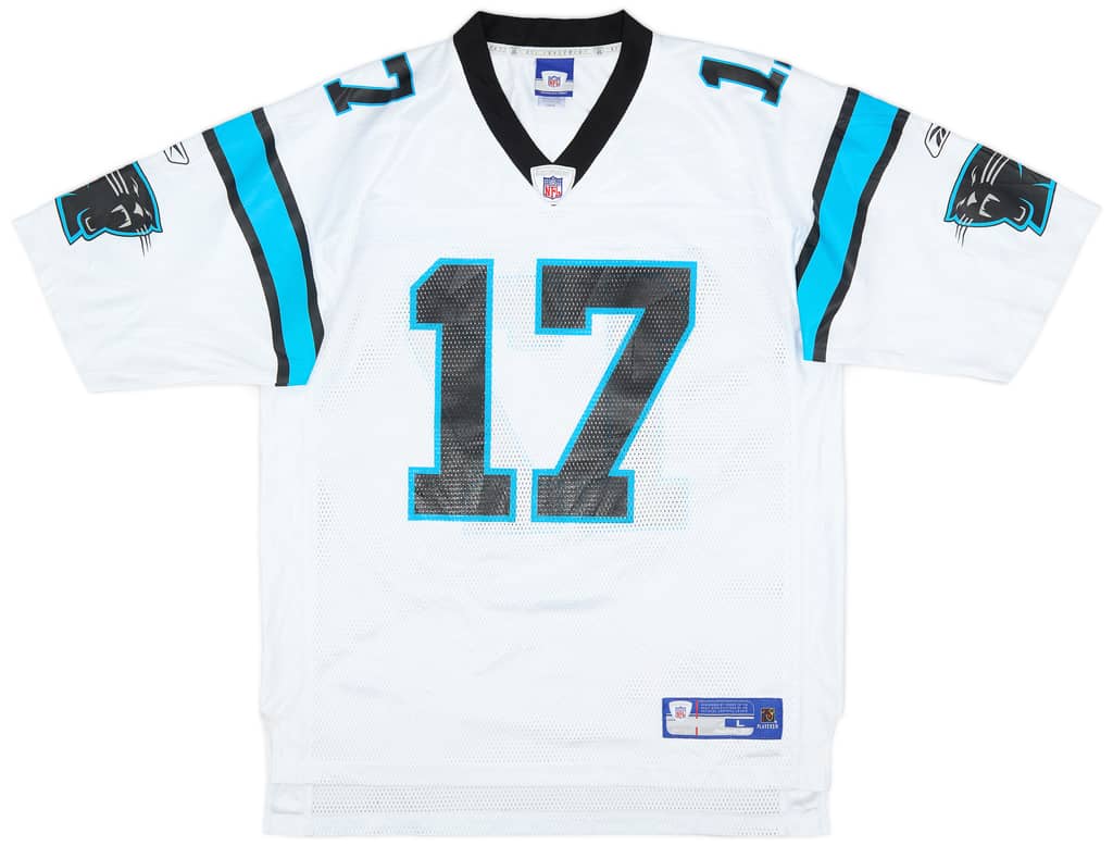2005-06 Carolina Panthers Delhomme #17 Reebok On Field Away Jersey (Excellent) L