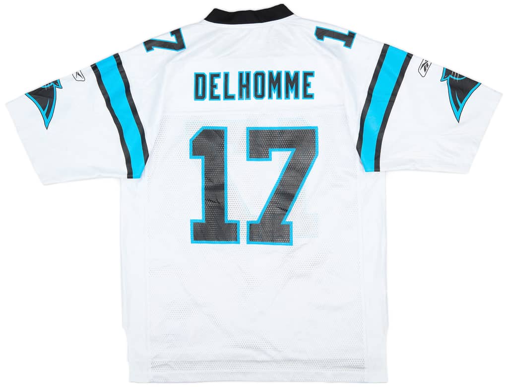2005-06 Carolina Panthers Delhomme #17 Reebok On Field Away Jersey (Excellent) L