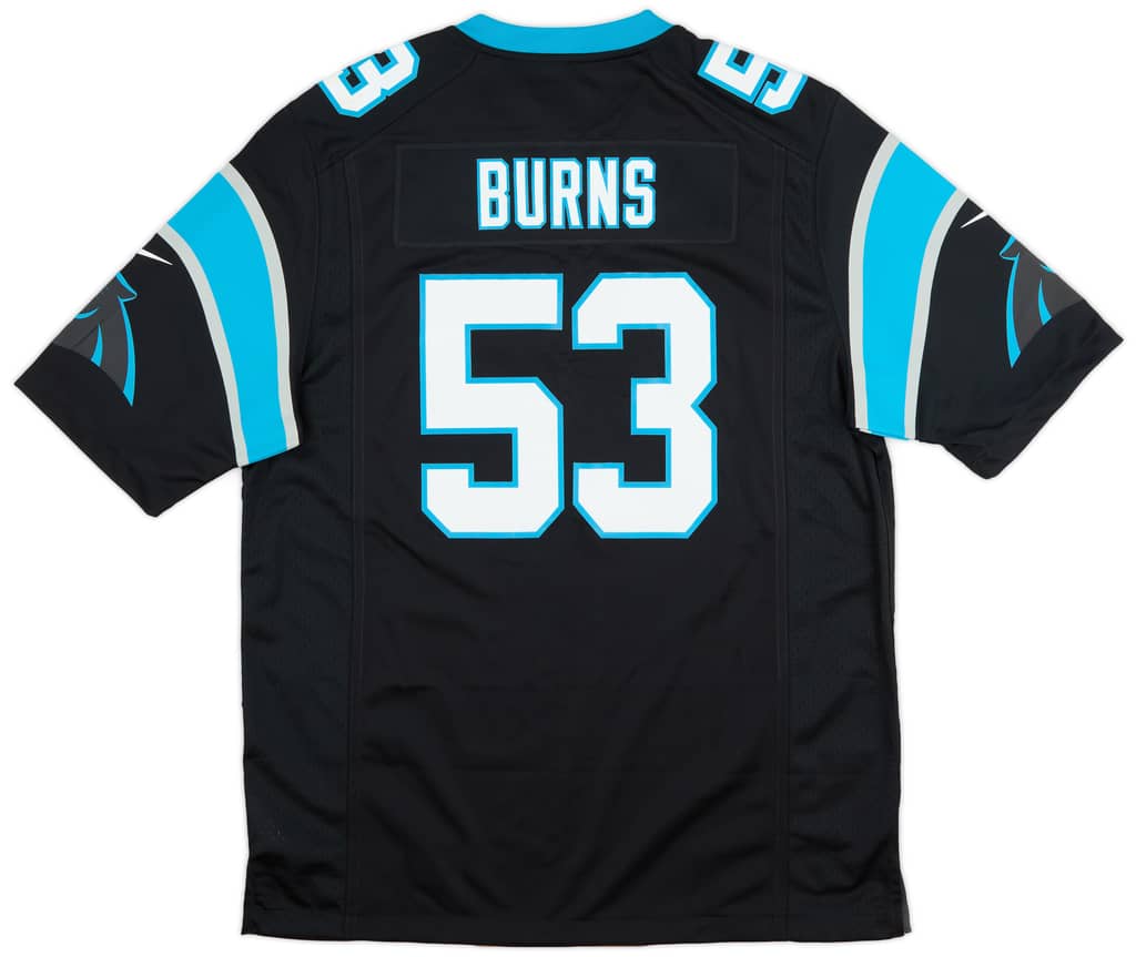 2019-22 Carolina Panthers Burns #53 Nike Game Home Jersey (L)