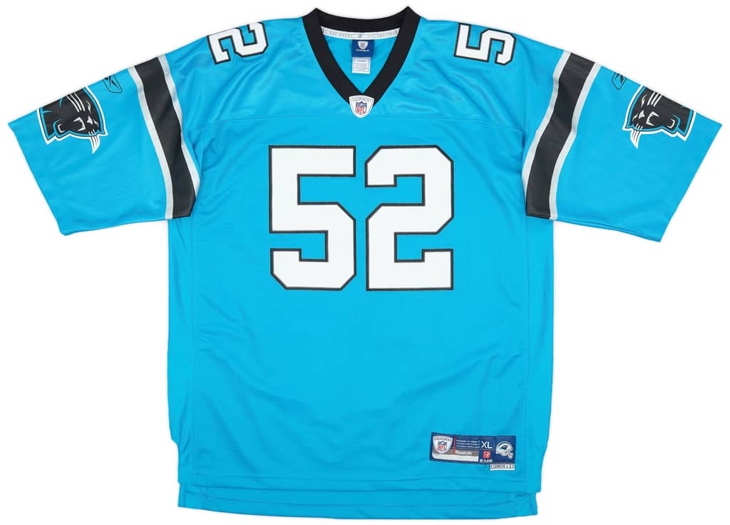 2008-11 Carolina Panthers Beason #52 Reebok Premier Alternate Jersey (Very Good) XL