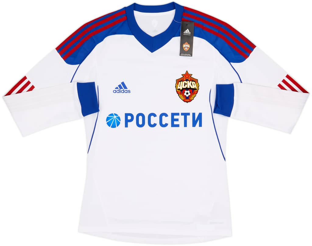 2013-14 CSKA Moscow Player Issue Away L/S Shirt (M)