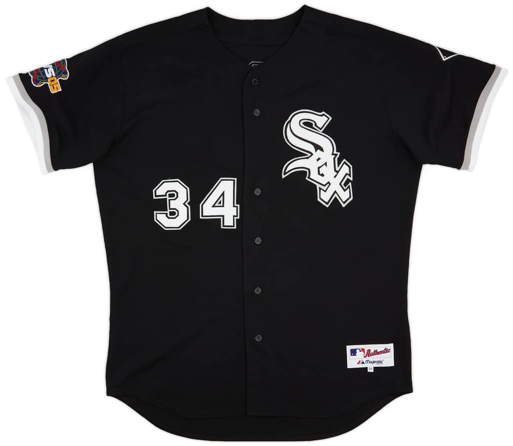 2005 Chicago White Sox Garcia #34 Authentic Majestic Alternate Jersey (Excellent) XXL