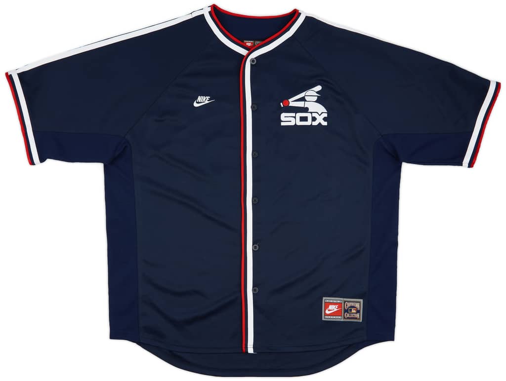 2000's Chicago White Sox Guillen #13 Nike Cooperstown Collection Alternate Jersey (Excellent) XL