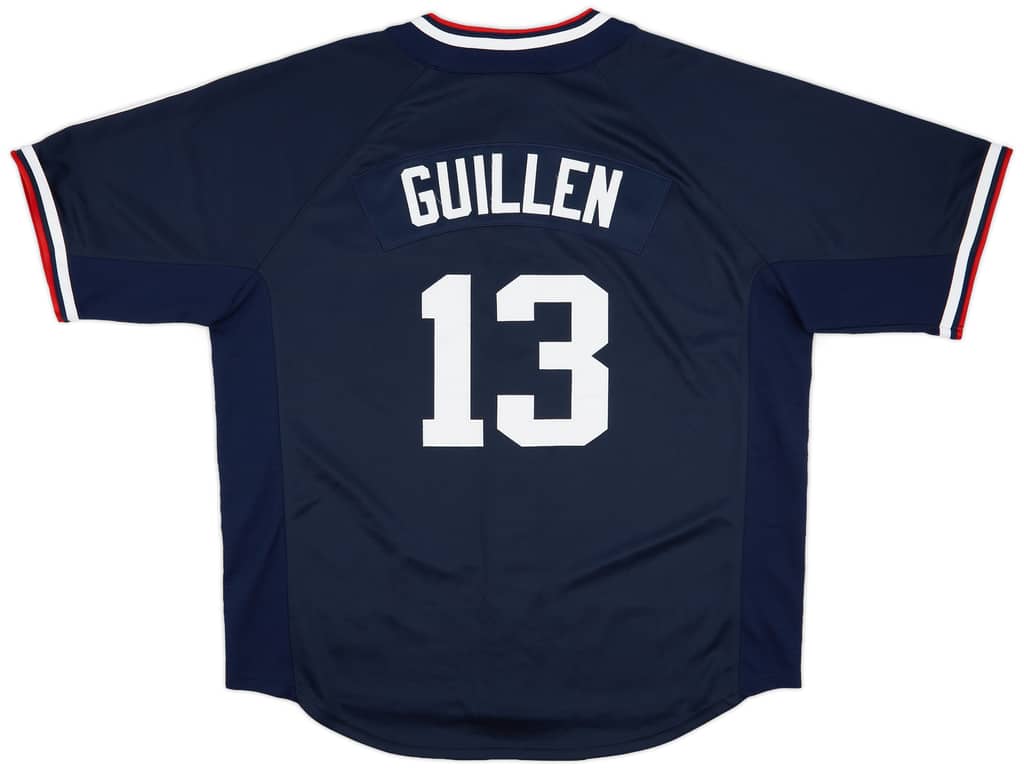 2000's Chicago White Sox Guillen #13 Nike Cooperstown Collection Alternate Jersey (Excellent) XL