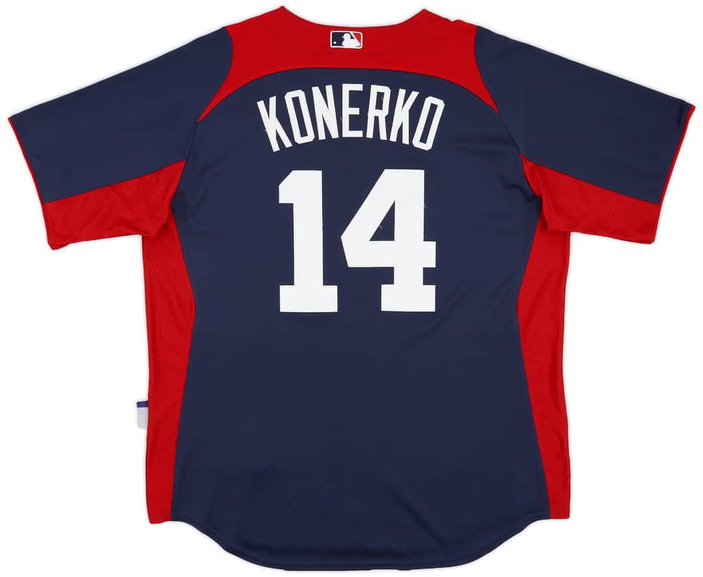 2014 Chicago White Sox Konerko #14 Batting Practice Jersey (Very Good) L