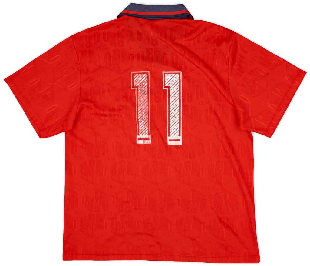 1990s Umbro Template Shirt #11 - 6/10 - (XL)