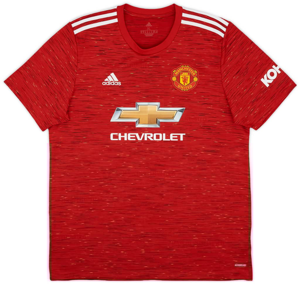 2020-21 Manchester United Home Shirt B.Fernandes #18 - 10/10 - (XL)