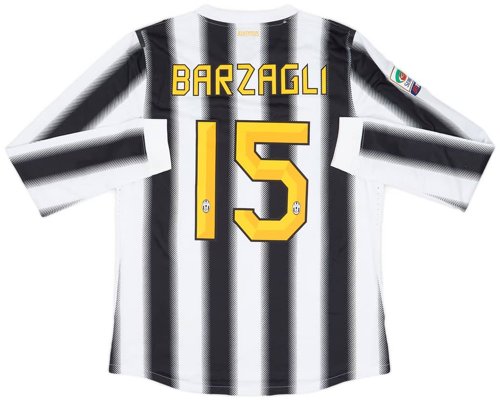 2011-12 Juventus Match Worn Home Shirt Barzagli #15