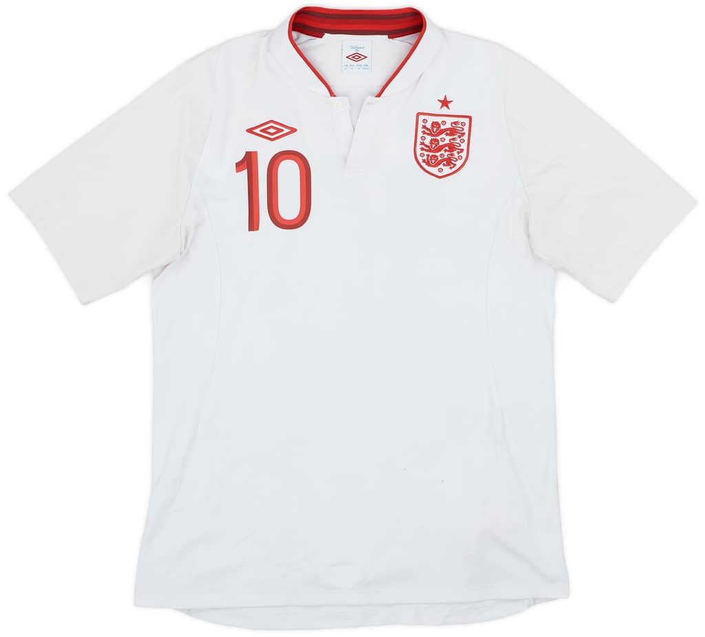 2012-13 England Home Shirt Rooney #10 - 7/10 - (L)