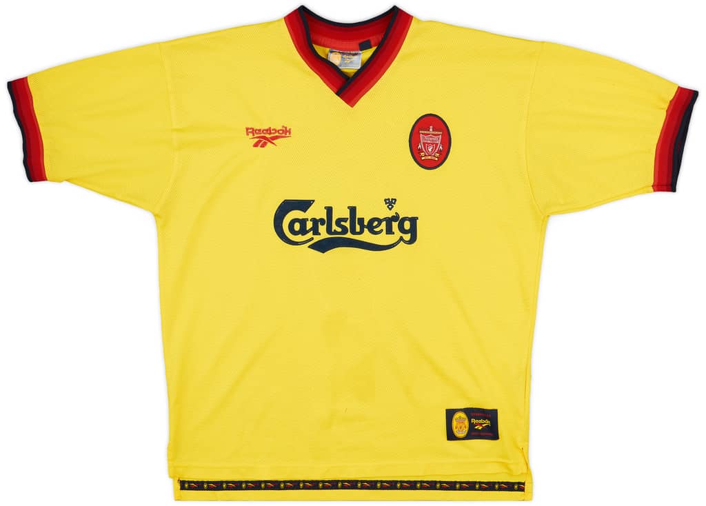 1997-99 Liverpool Away Shirt Fowler #9 - 6/10 - (L)