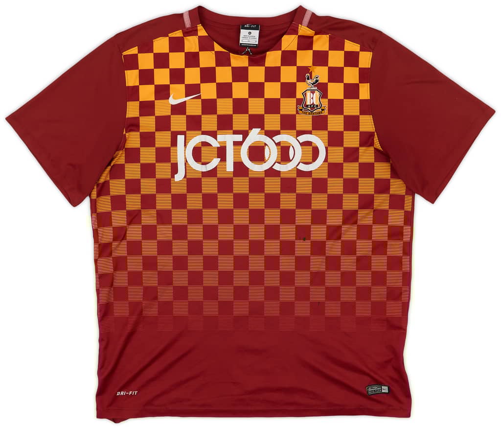 2015-16 Bradford City Home Shirt - 4/10 - (XL)