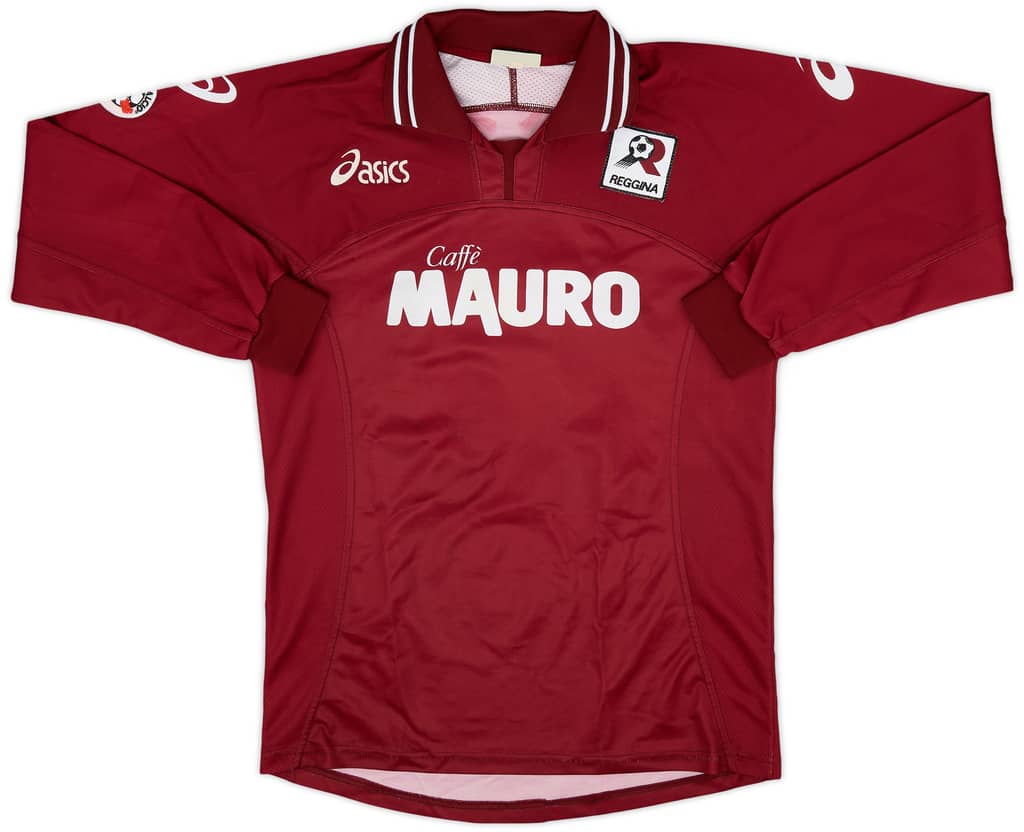 2001-02 Reggina Match Issue Home L/S Shirt Casale #20
