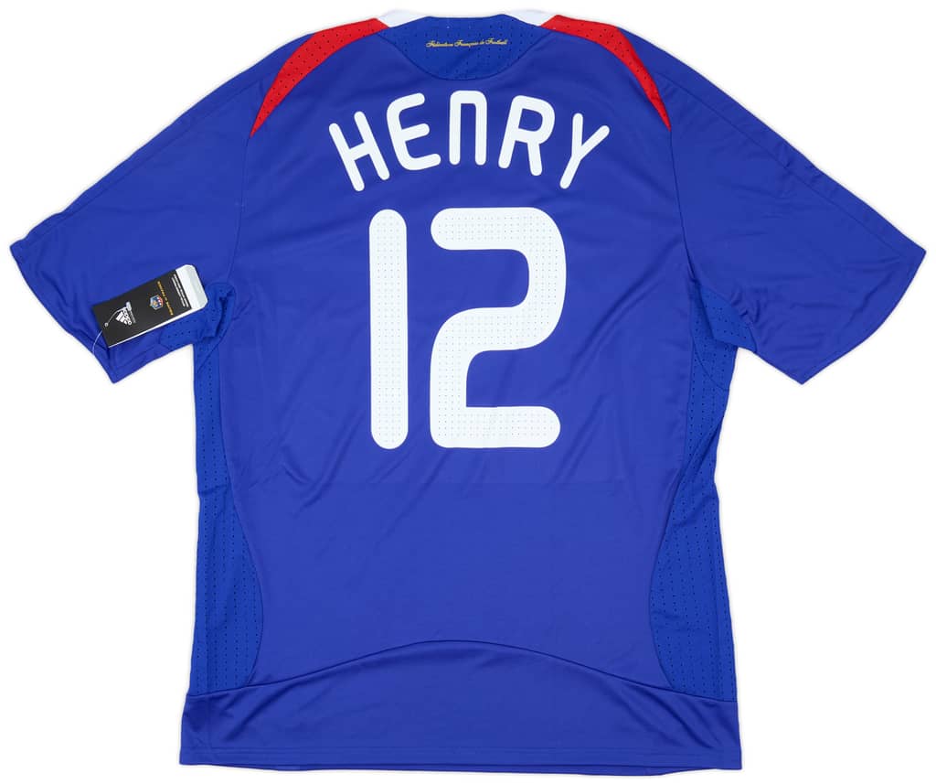 2007-08 France Home Shirt Henry #12 (L)