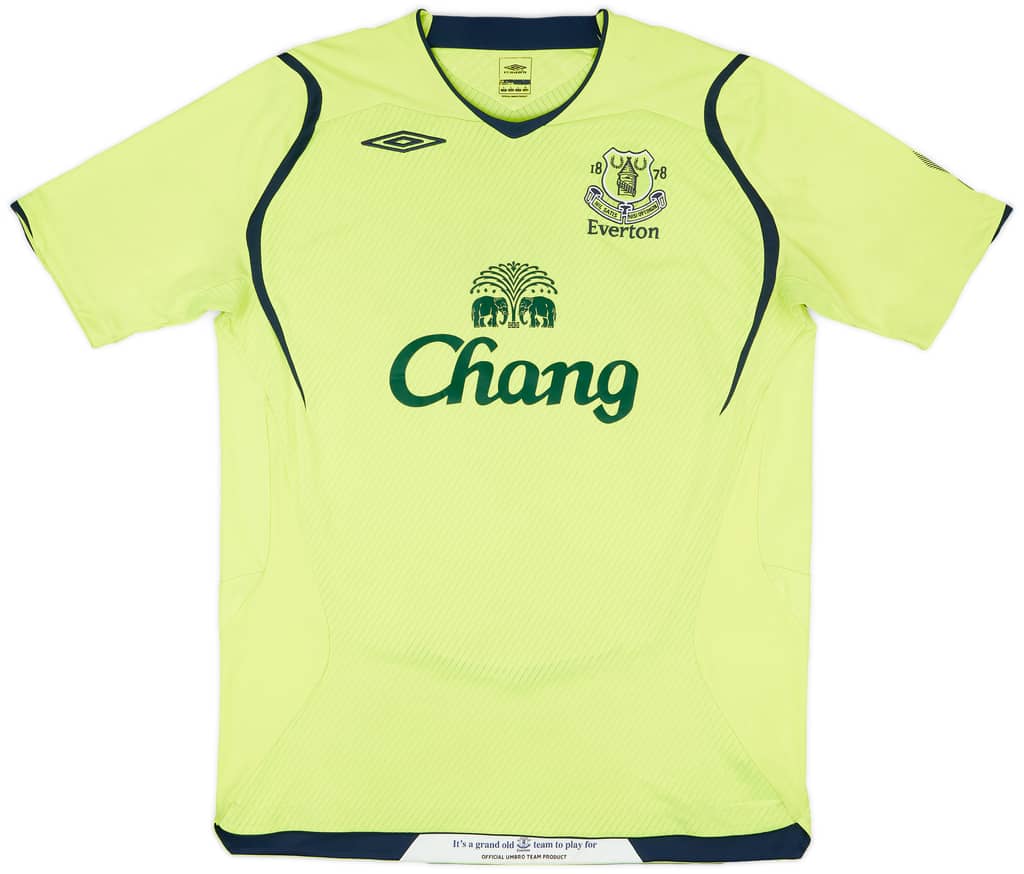 2008-09 Everton Third Shirt Baines #3 - 8/10 - (L)