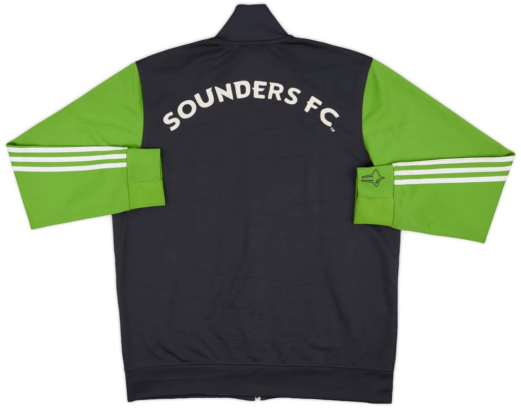 2012-13 Seattle Sounders adidas Track Jacket - 8/10 - (XL)