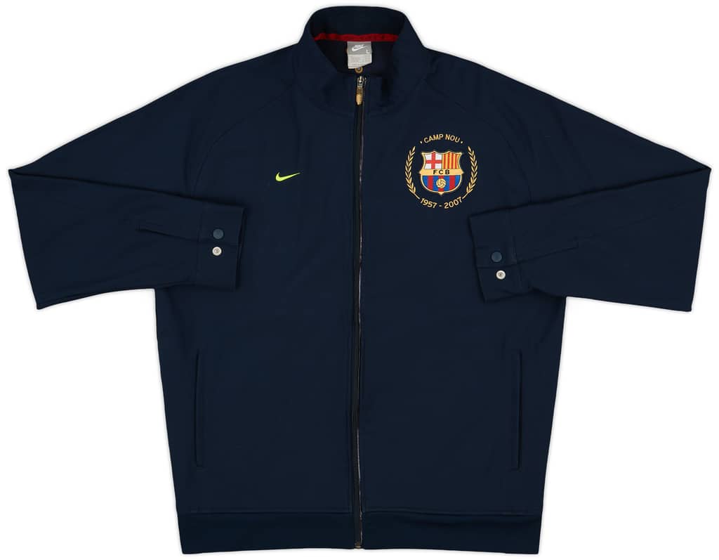2007-08 Barcelona Nike Track Jacket - 8/10 - (L)