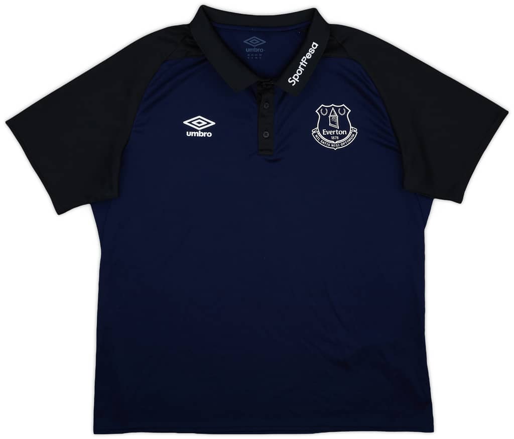 2019-20 Everton Umbro Polo Shirt - 8/10 - (XL)
