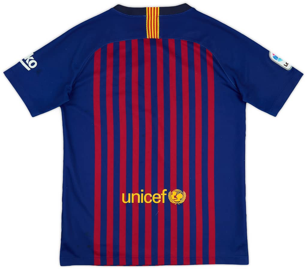 2018-19 Barcelona Home Shirt - 6/10 - (XL.Boys)