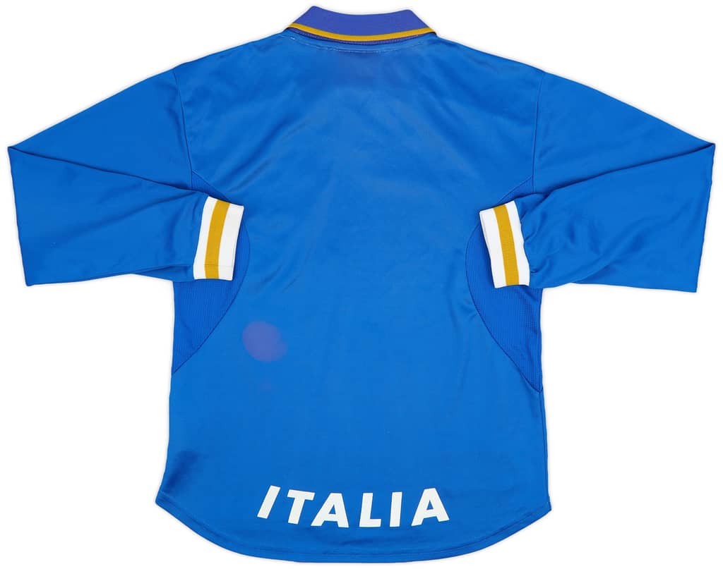 1996-97 Italy Home L/S Shirt - 9/10 - (L.Boys)