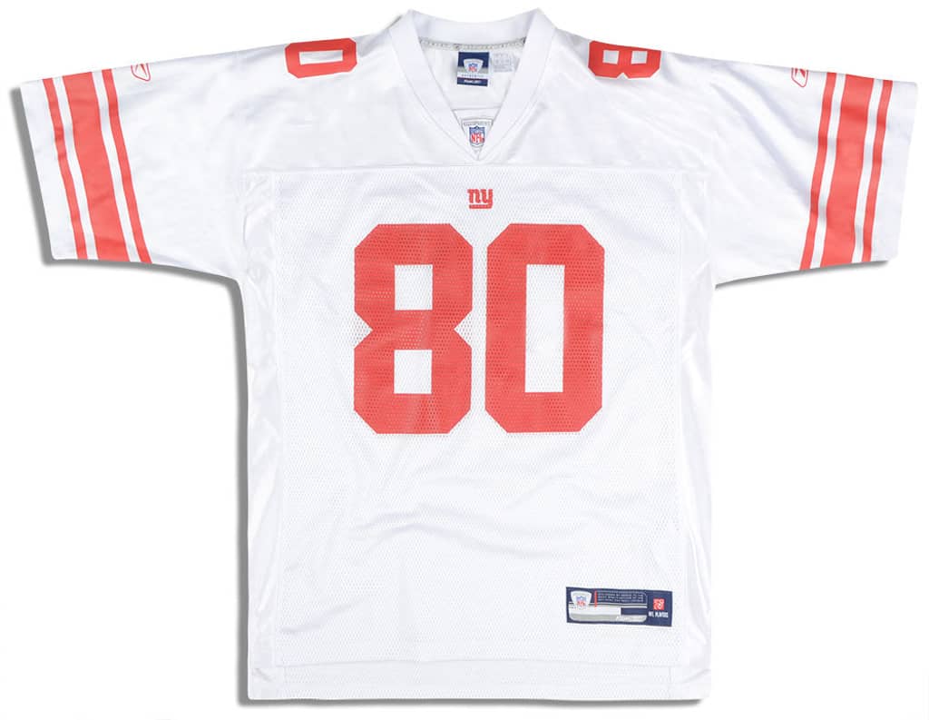 2007 New York Giants Shockey #80 Reebok On Field Jersey (Away) L