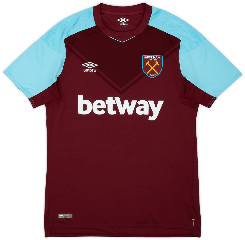 2017-18 West Ham Home Shirt Zabaleta #5 - 8/10 - (L)