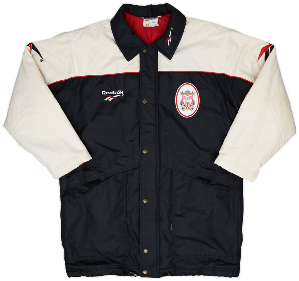 1996-97 Liverpool Reebok Padded Bench Coat - 6/10 - (S)