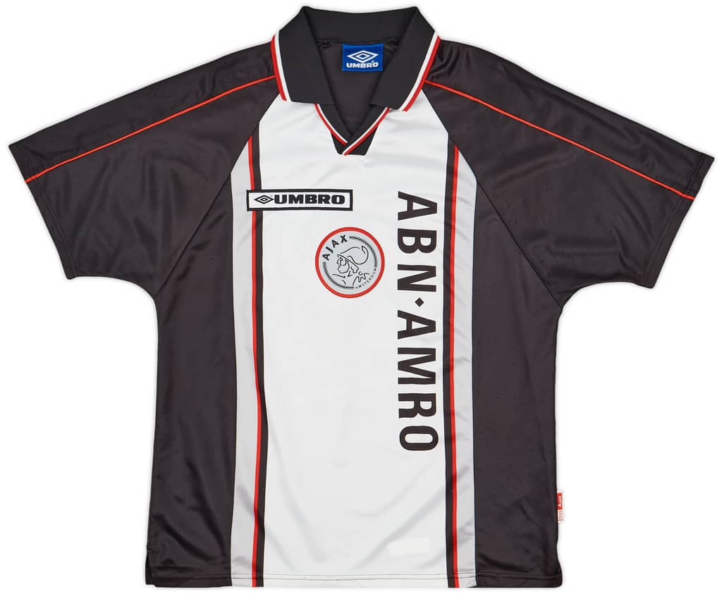 1998-99 Ajax Away Shirt F.De Boer #4 - 8/10 - (L)
