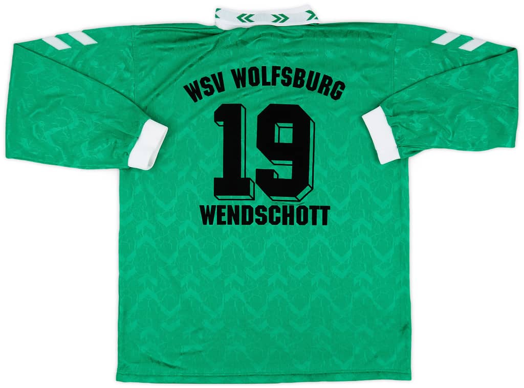 1998-00 Wolfsburg Women Match Issue Home Shirt #19