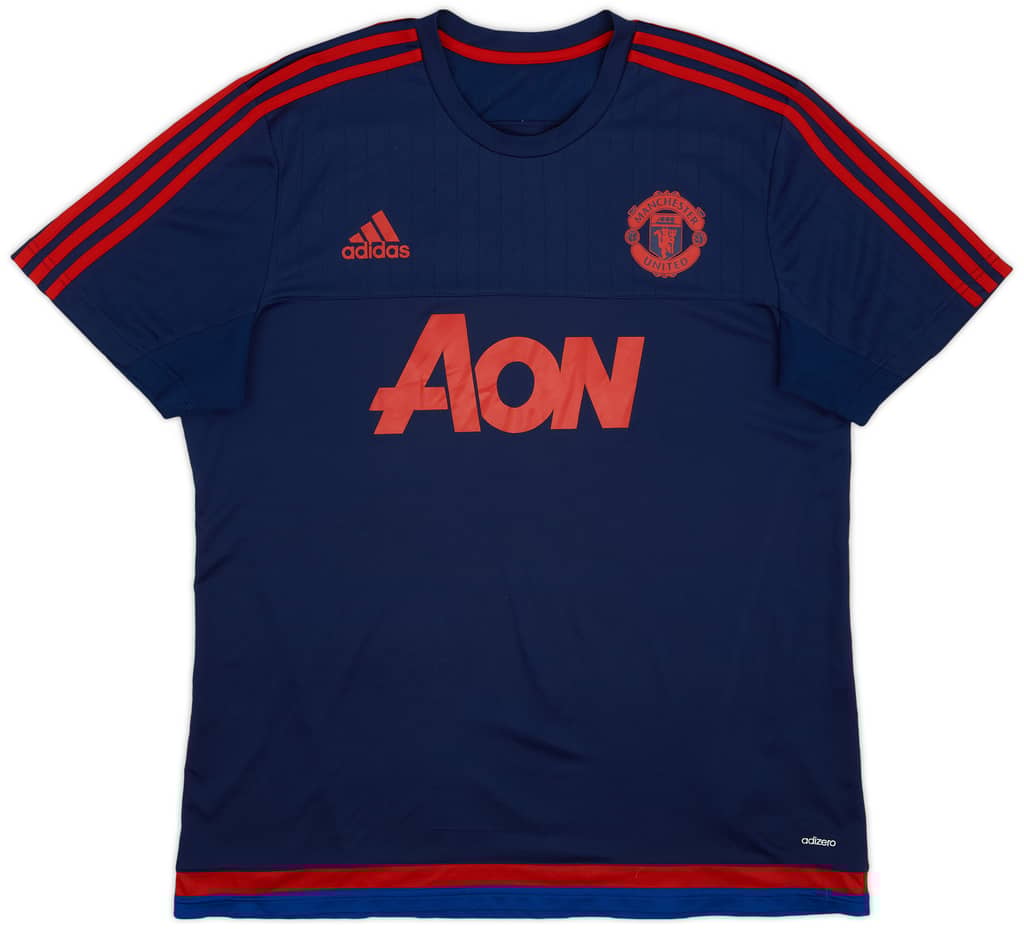 2015-16 Manchester United adidas Training Shirt - 8/10 - (XL)