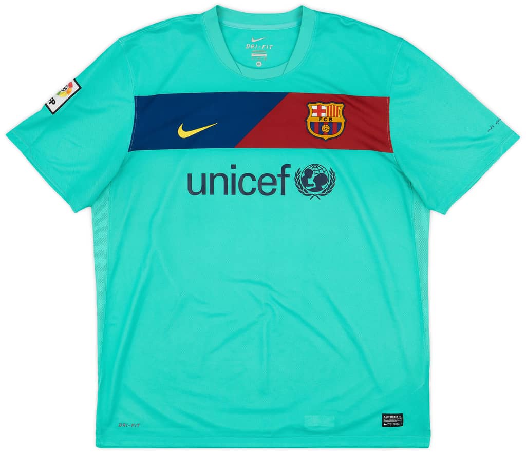 2010-11 Barcelona Away Shirt Messi #10