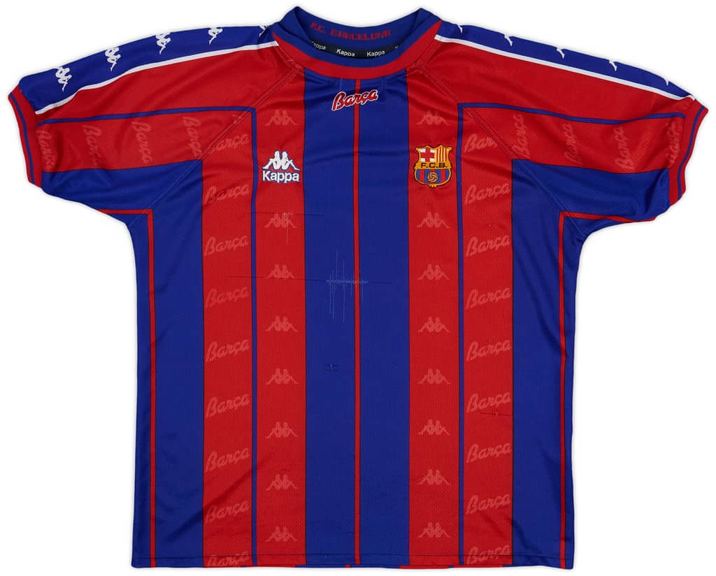1997-98 Barcelona Home Shirt - 5/10 - (L)