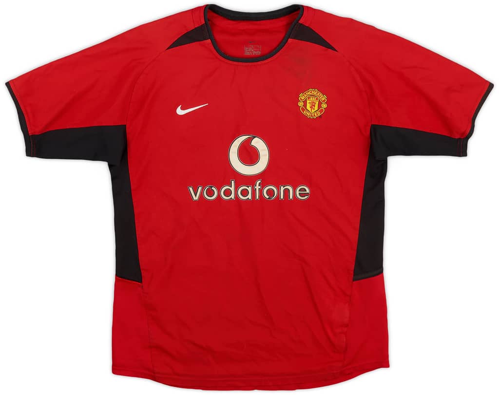 2002-04 Manchester United Home Shirt - 6/10 - (L.Boys)