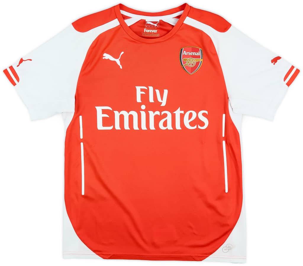 2014-15 Arsenal Home Shirt Arteta #8 - 7/10 - (S)