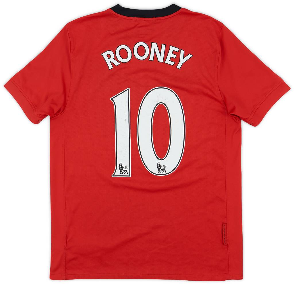2009-10 Manchester United Home Shirt Rooney #10 - 5/10 - (S)