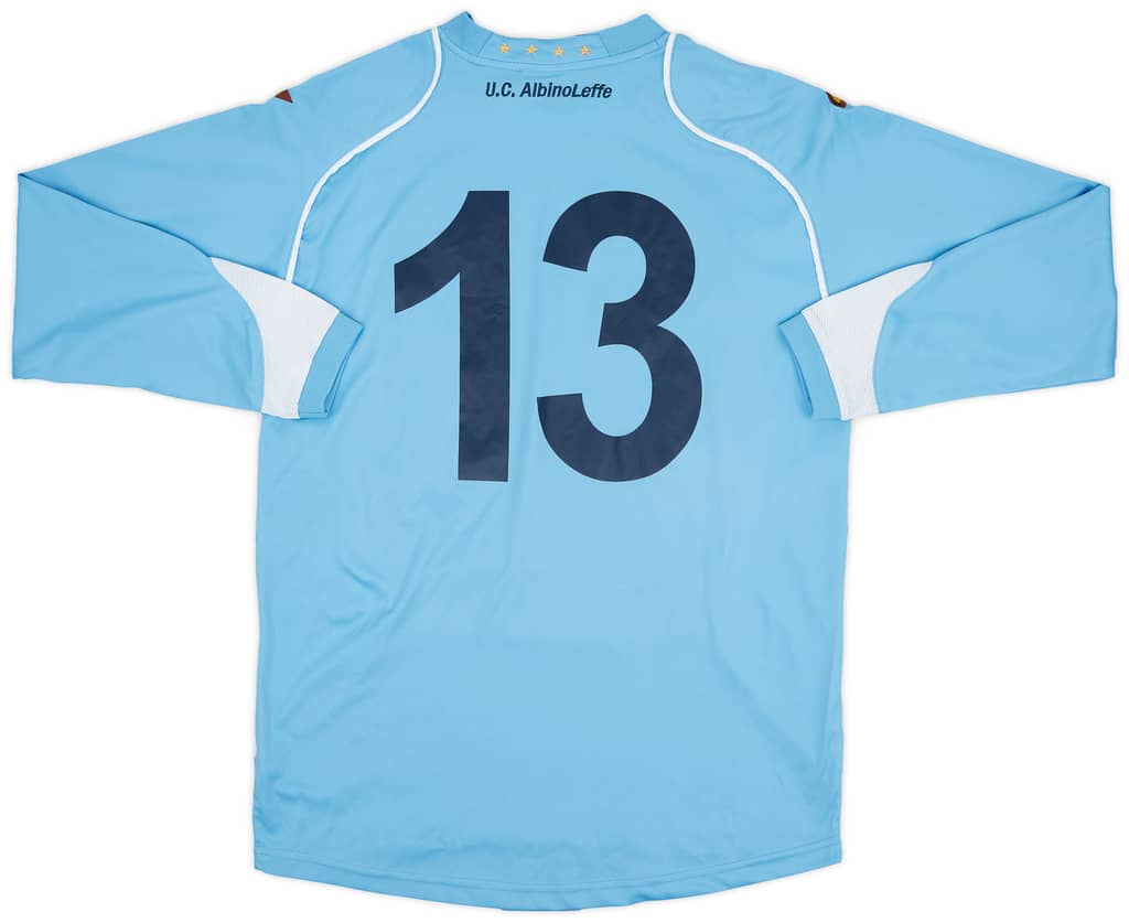 2009-10 AlbinoLeffe Home L/S Shirt #13 - 7/10 - (M)