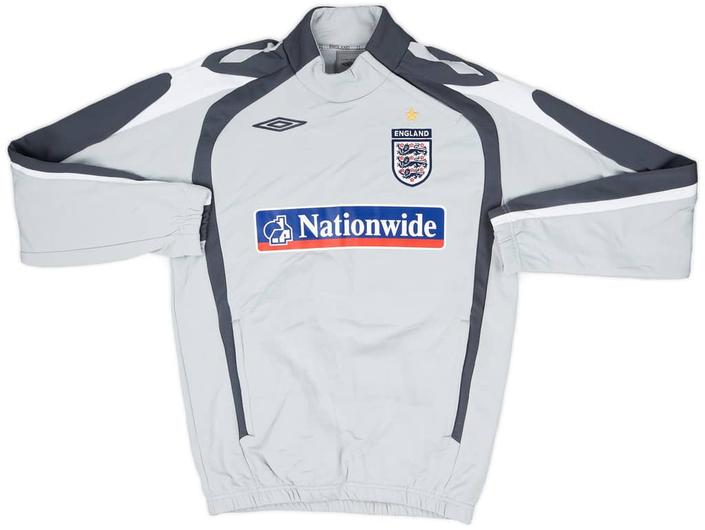 2007-09 England Umbro 1/4 Zip Drill Top - 8/10 - (S)