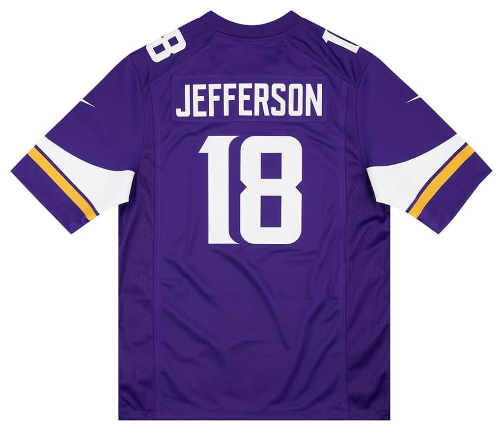 2020-23 Minnesota Vikings Jefferson #18 Nike Game Jersey (Home) M - W/Tags