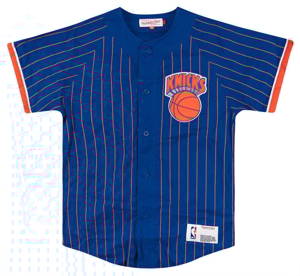 2014 New York Knicks Mitchell & Ness Baseball Tee S